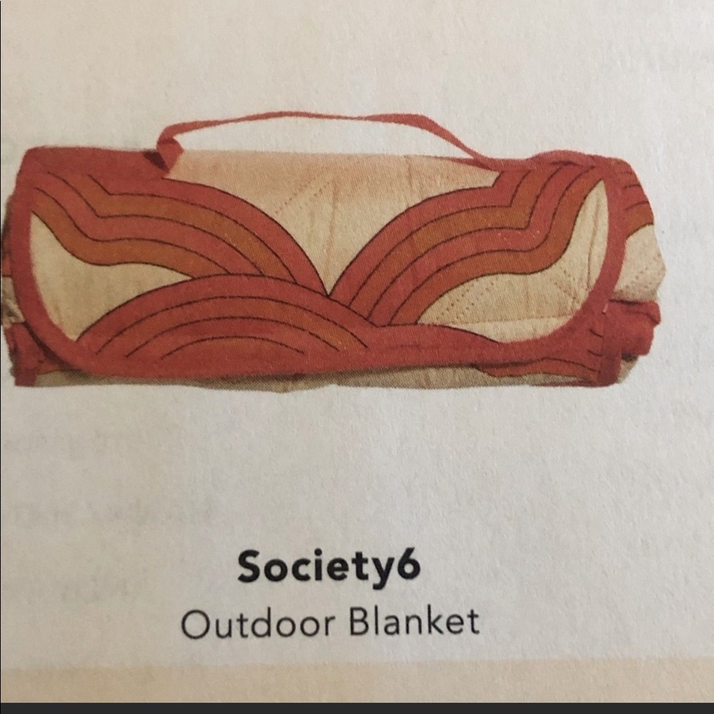 Society 6 outdoor picnic blanket